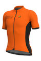 ALÉ Cyklistický dres s krátkým rukávem - COLOR BLOCK - oranžová