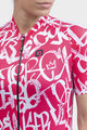 ALÉ Cyklistický dres s krátkým rukávem - ALÉ SOLID RIDE LADY - bílá/červená