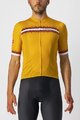 CASTELLI Cyklistický krátký dres a krátké kalhoty - GRIMPEUR - oranžová/černá