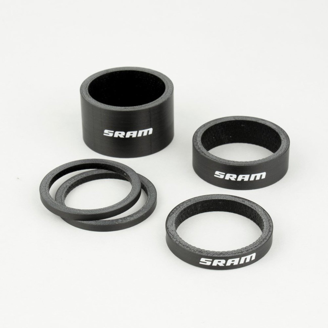 
                SRAM sada podložek - HEADSET SPACER SET - černá
            