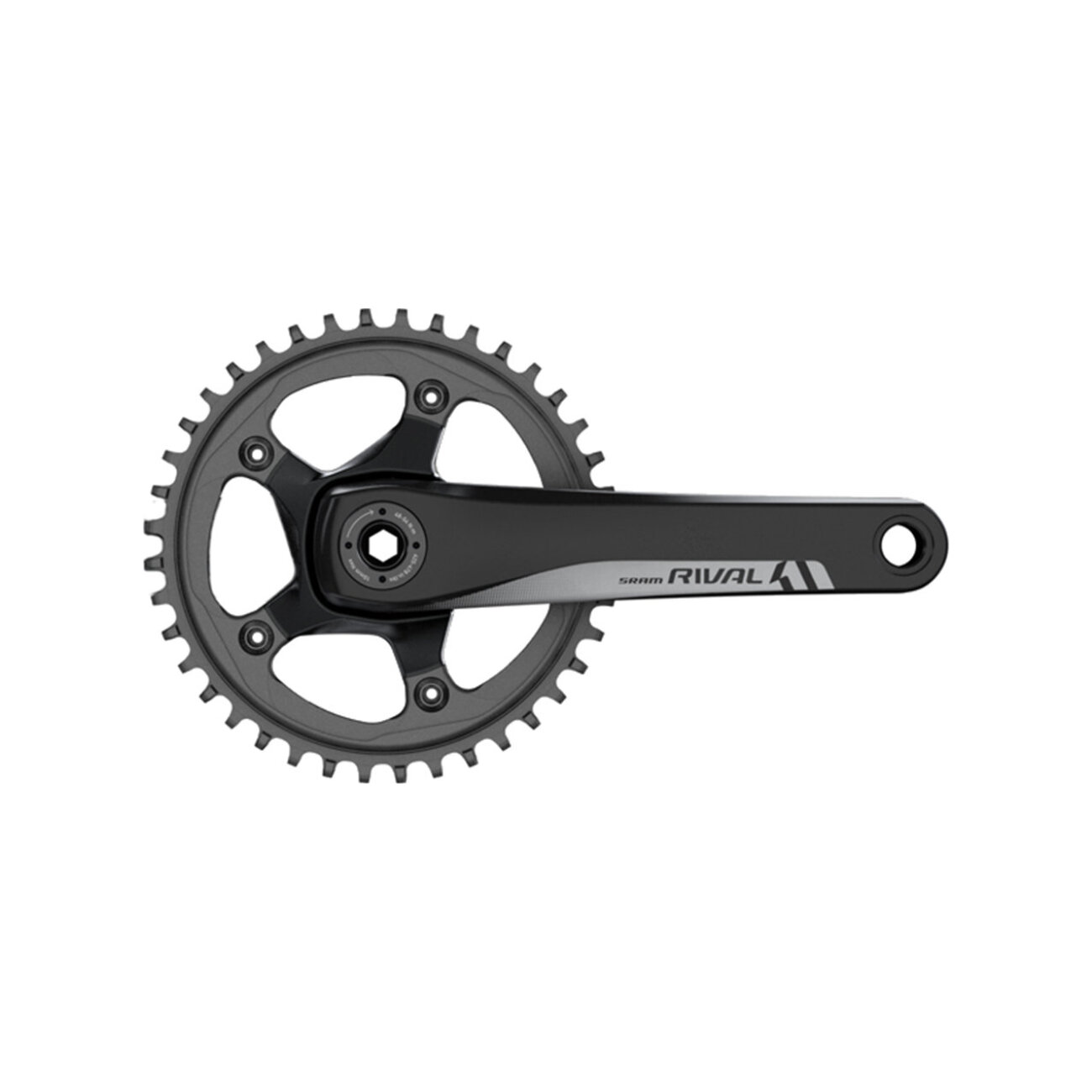 
                SRAM kliky s převodníkem - RIVAL1 GXP 172.5 42T X-SYNC - černá
            