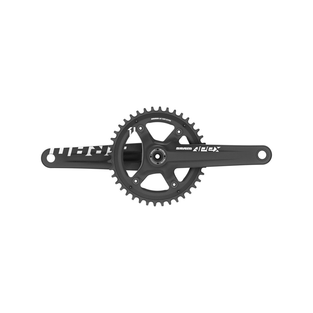 SRAM kliky s převodníkem - APEX 1 GXP 175 - černá