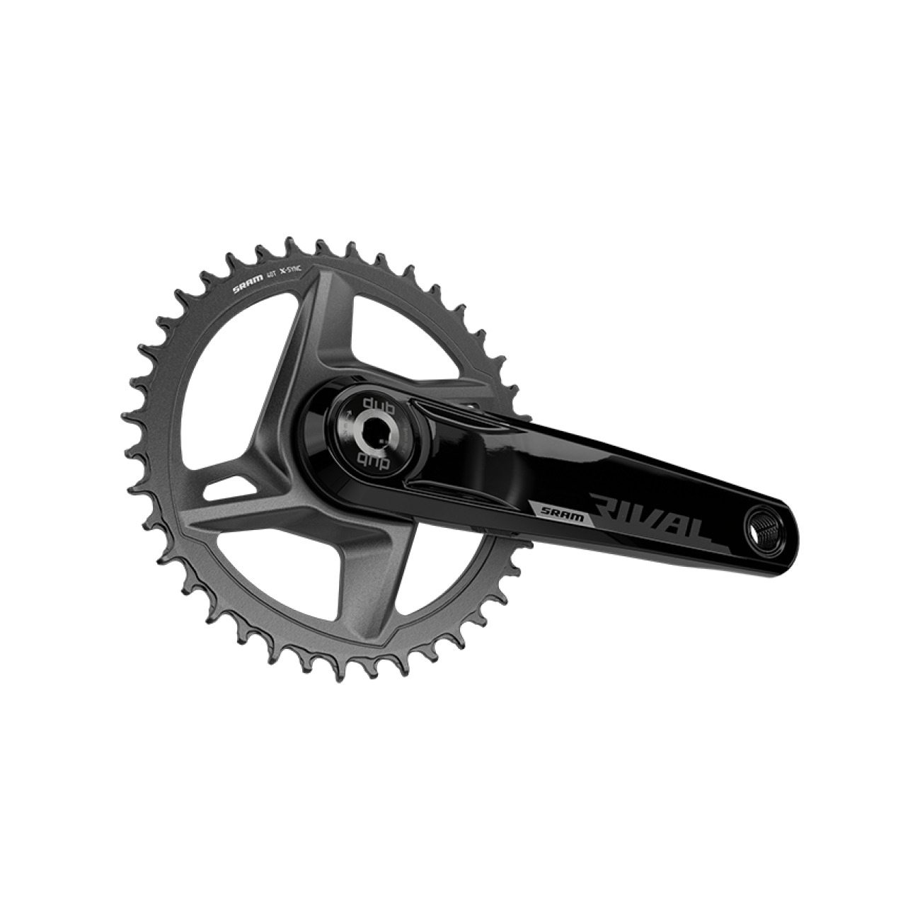 
                SRAM kliky s převodníkem - RIVAL 1X DUB WIDE 172.5 40T - černá
            