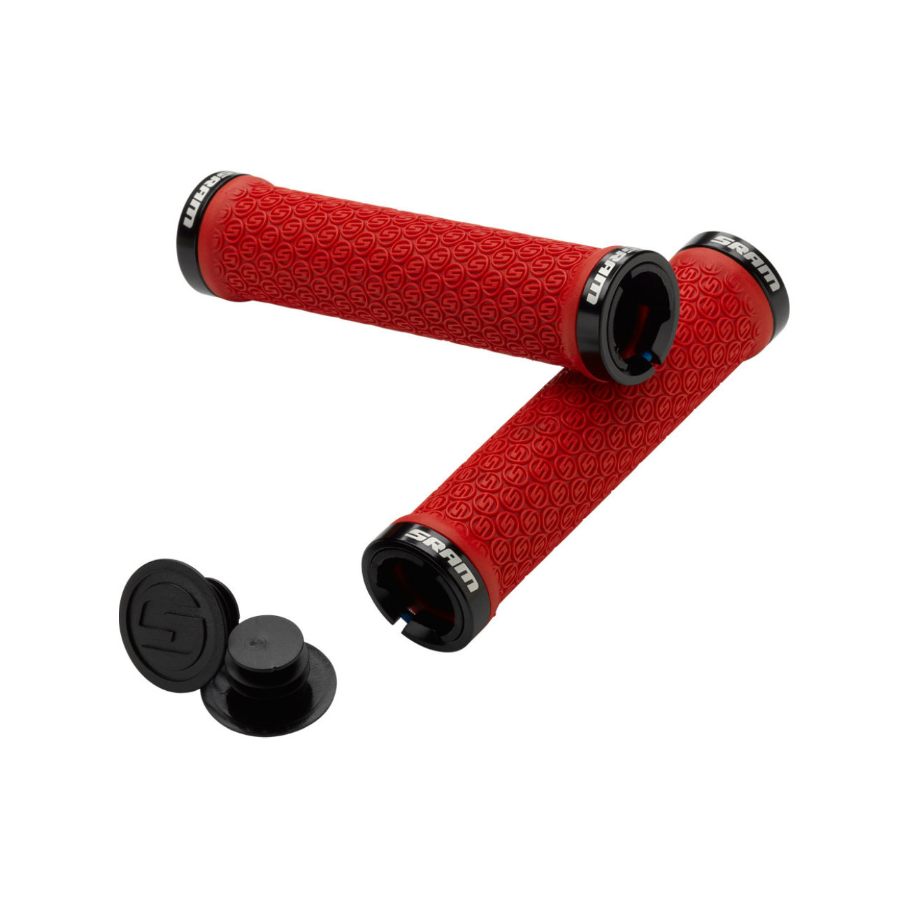 
                SRAM gripy - LOCKING GRIPS  - červená
            