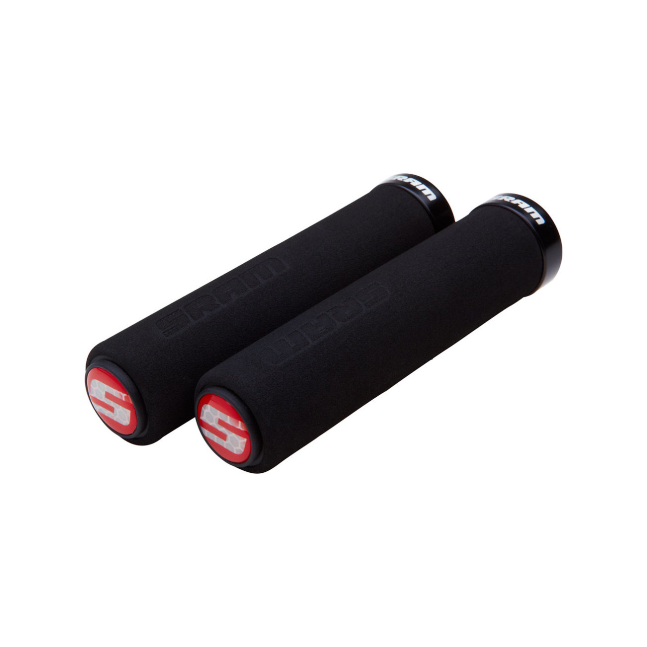 
                SRAM gripy - LOCKING GRIPS 129 mm - černá/červená
            