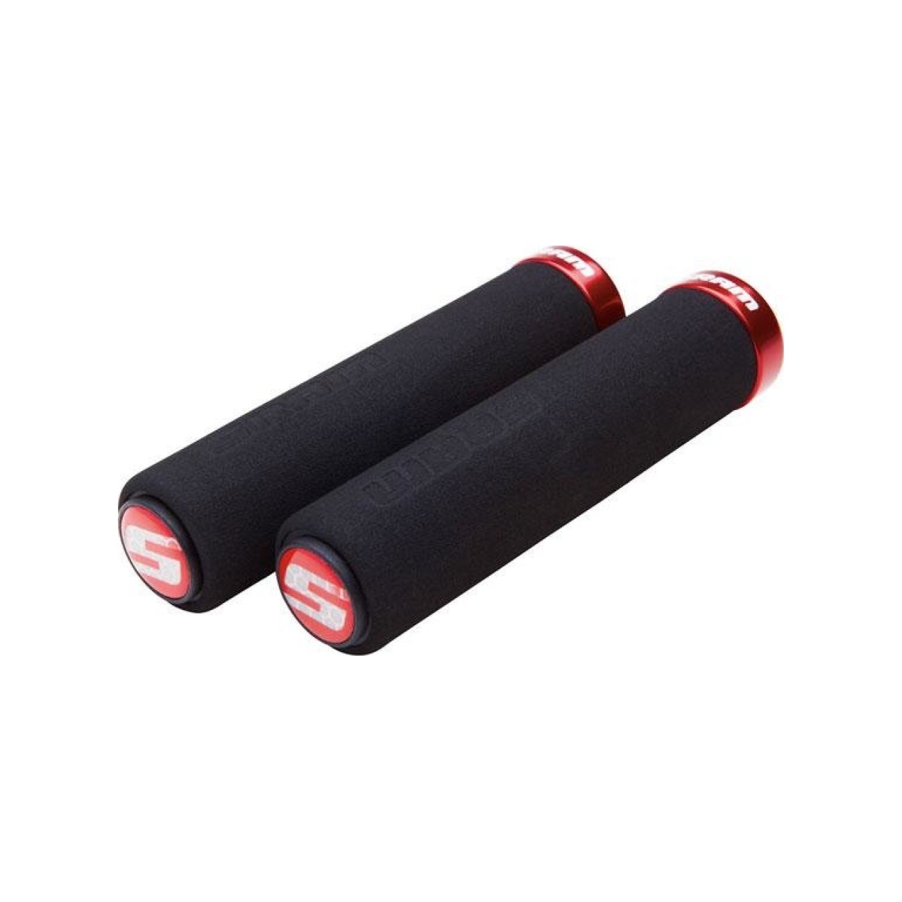 
                SRAM gripy - LOCKING GRIPS 129 mm - černá/červená
            