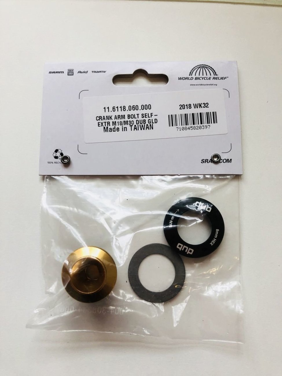 
                SRAM opravná sada - CRANK ARM BOLT KIT SELF-EXTRACTING M18/M30 DUB  - černá
            