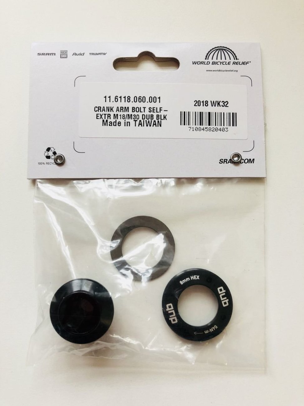 
                SRAM opravná sada - CRANK ARM BOLT KIT SELF-EXTRACTING M18/M30 DUB - černá
            