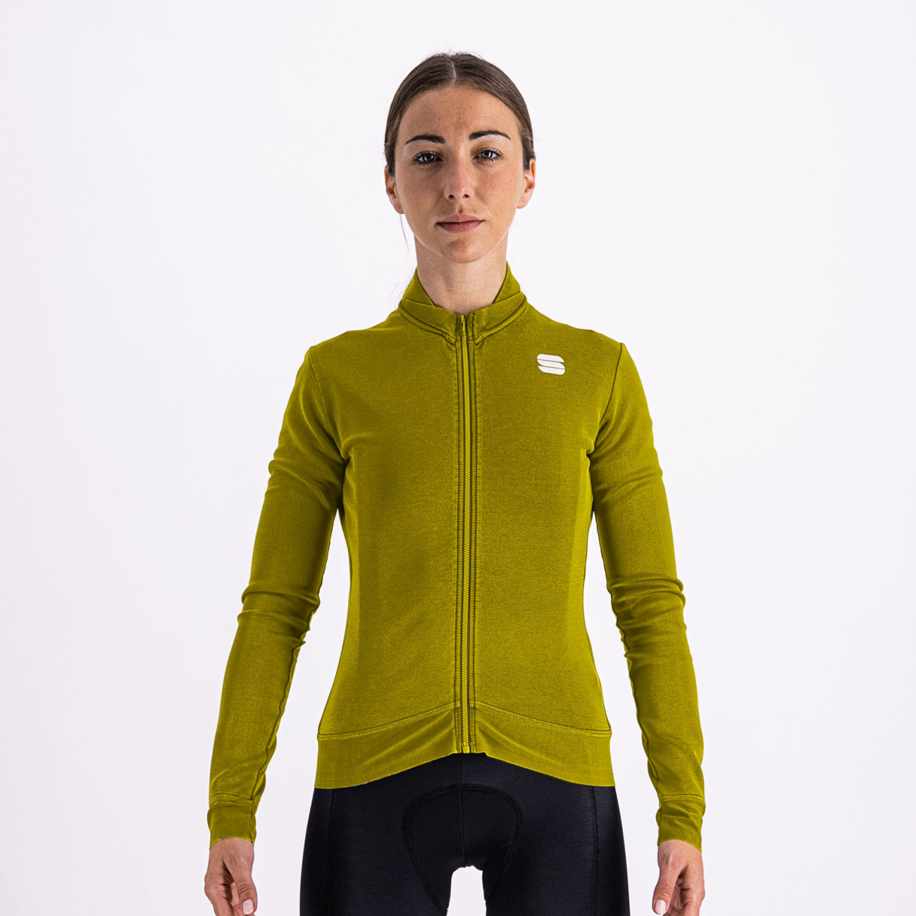 
                SPORTFUL Cyklistický dres s dlouhým rukávem zimní - MONOCROM THERMAL - žlutá
            