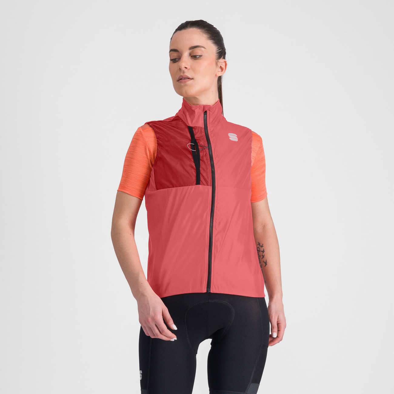 
                SPORTFUL Cyklistická vesta - SUPERGIARA LAYER - růžová XS
            