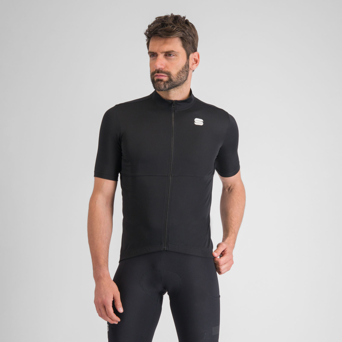 
                SPORTFUL Cyklistický dres s krátkým rukávem - GIARA - černá 2XL
            