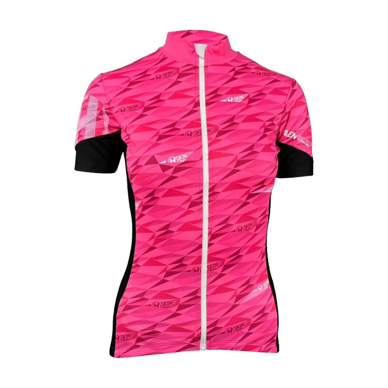 
                HAVEN Cyklistický dres s krátkým rukávem - SKINFIT NEO WOMEN - růžová/bílá
            