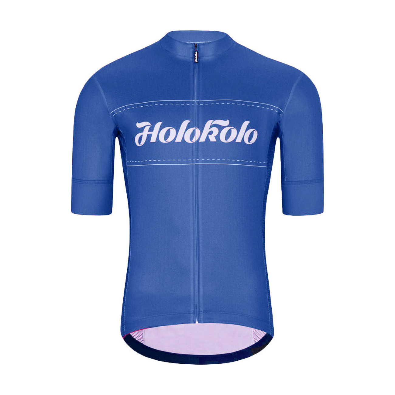 
                HOLOKOLO Cyklistický dres s krátkým rukávem - GEAR UP - modrá
            