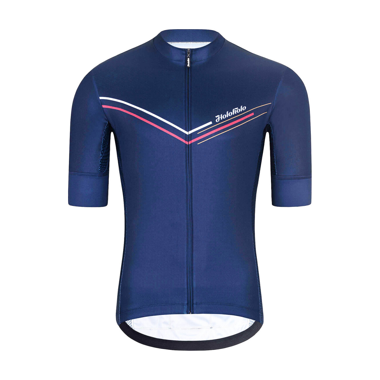 
                HOLOKOLO Cyklistický dres s krátkým rukávem - LEVEL UP - modrá S
            
