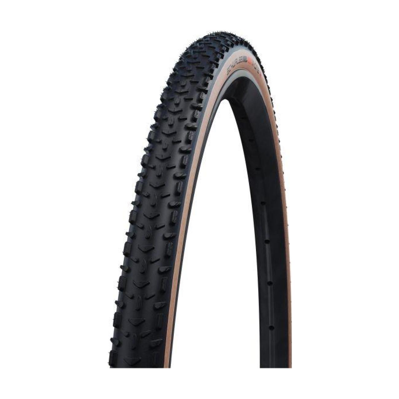 
                SCHWALBE plášť - G-ONE R (35-622) 28x1.35 700x35C RACE - béžová/černá
            