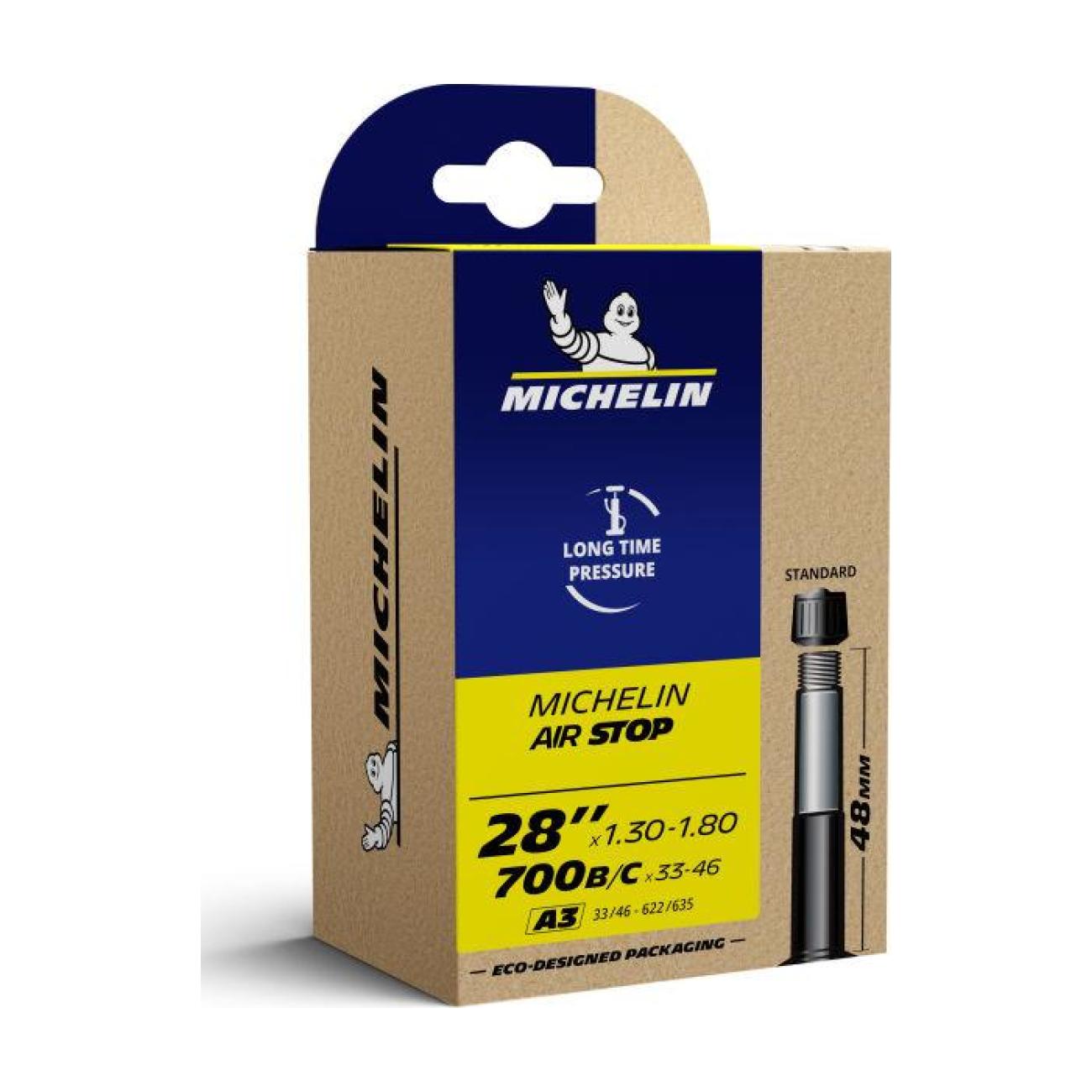 
                MICHELIN duše - INNER TUBE A3 700x35/47C AV 48mm - černá
            