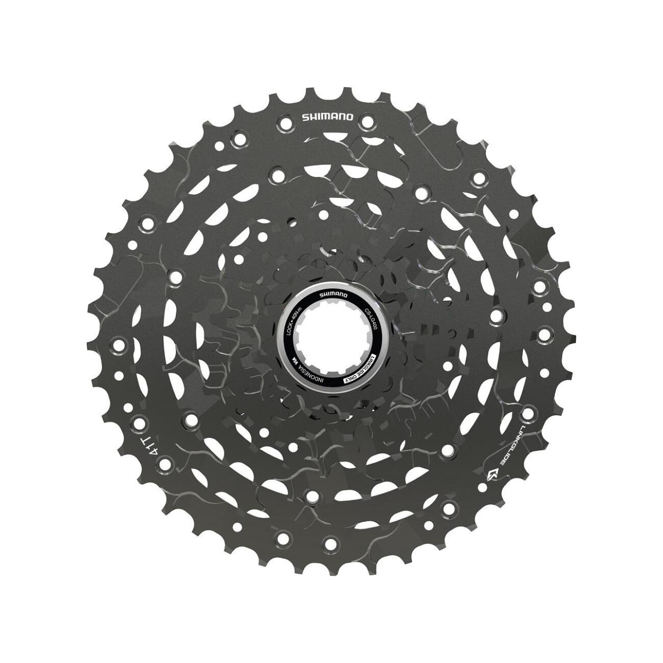 
                SHIMANO kazeta - CASSETTE LG400 9 11-41 - černá
            