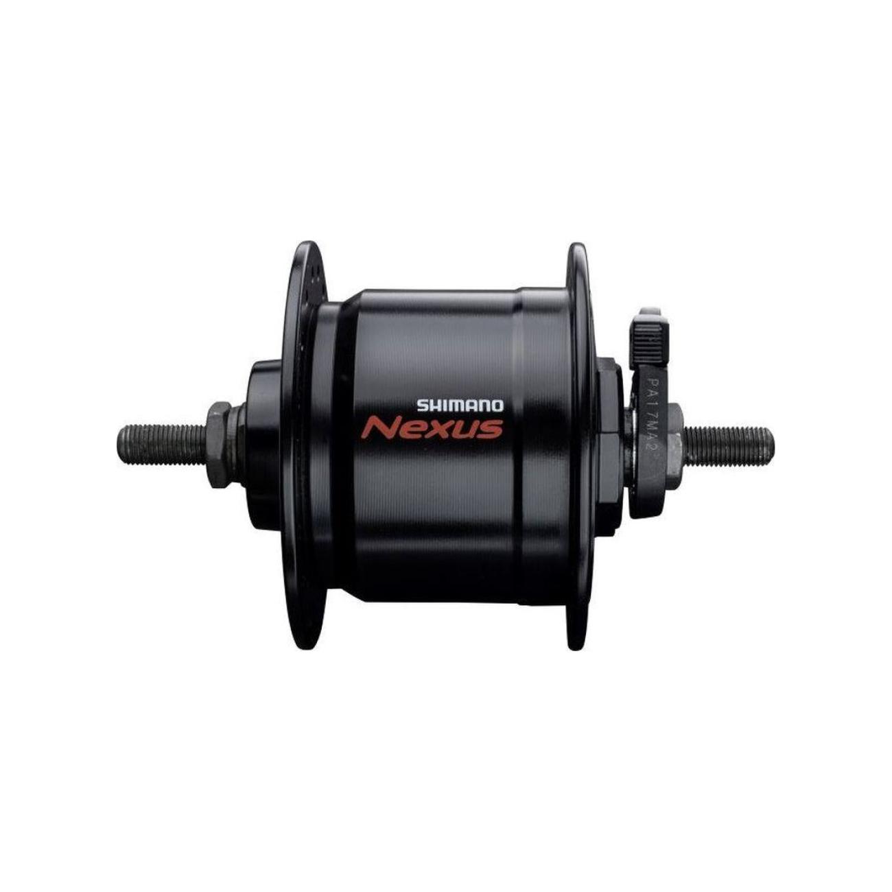 
                SHIMANO přední náboj s dynamem - DHC3000 36 - černá
            