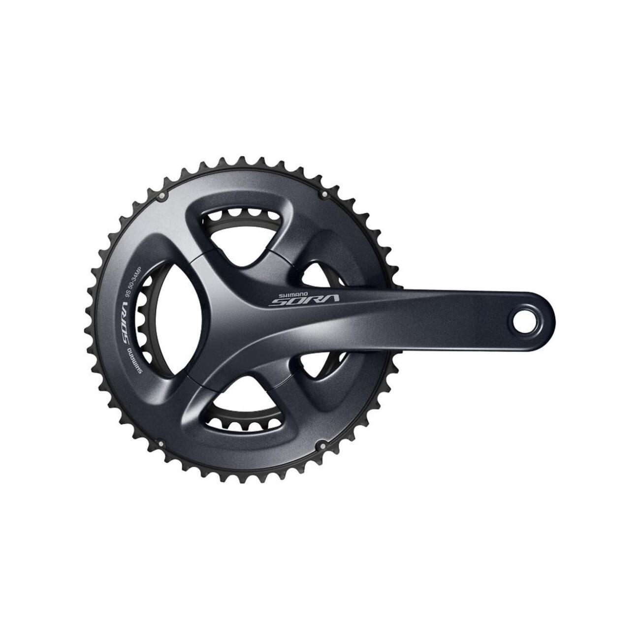 
                SHIMANO kliky s převodníkem - SORA R3000 175mm 50/34 - černá
            