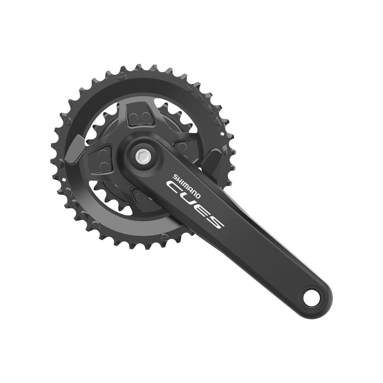 
                SHIMANO kliky s převodníkem - CUES U4000-2 175mm 36/22 - černá
            