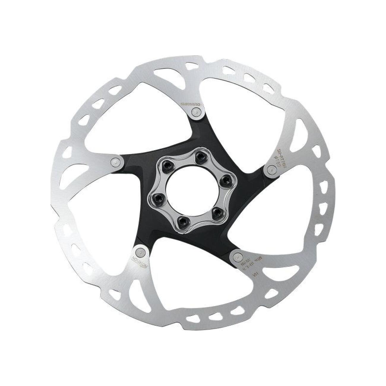 
                SHIMANO DEORE XT - RT76 160mm - stříbrná/černá
            