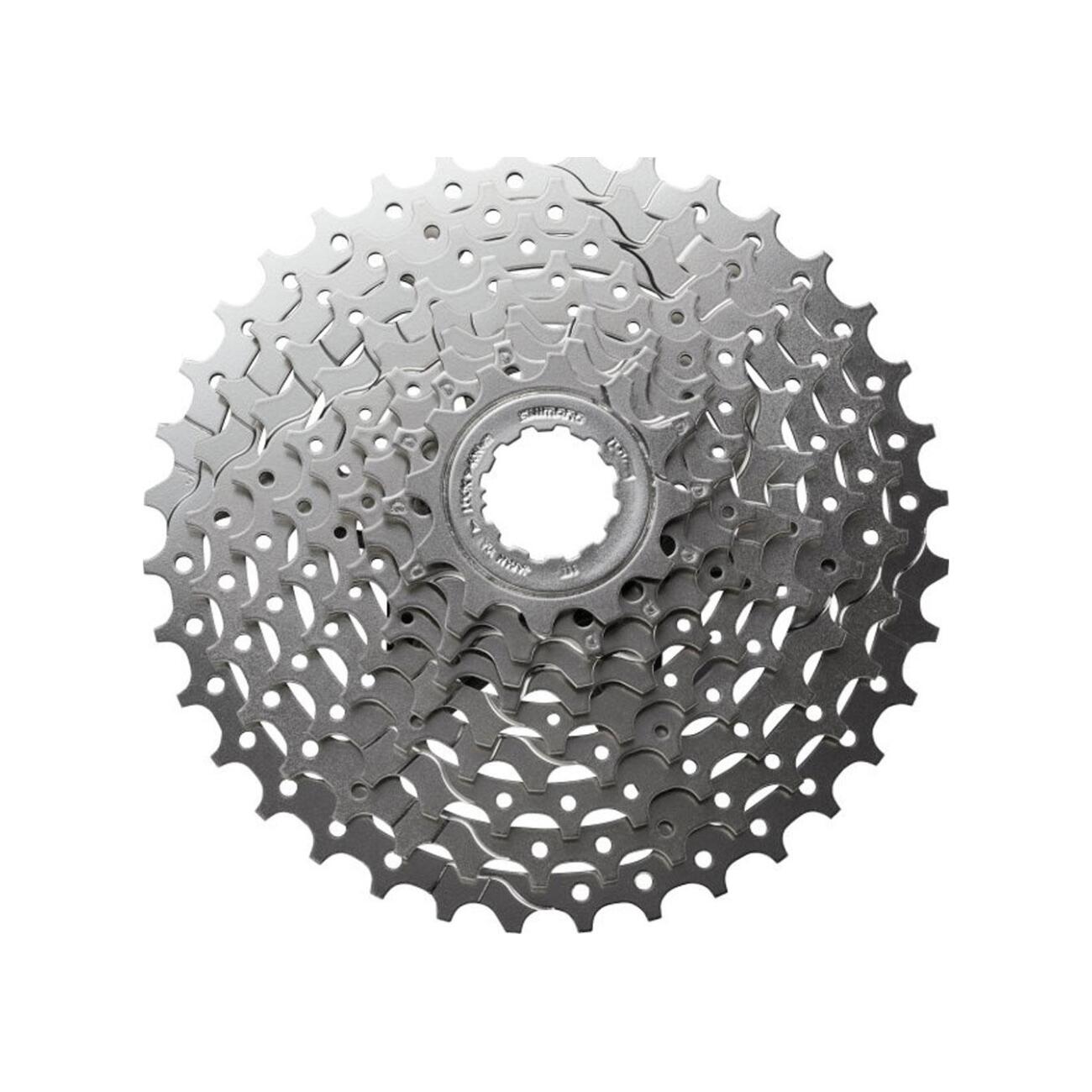 
                SHIMANO kazeta - CASSETTE HG400 9 11-32 - stříbrná
            