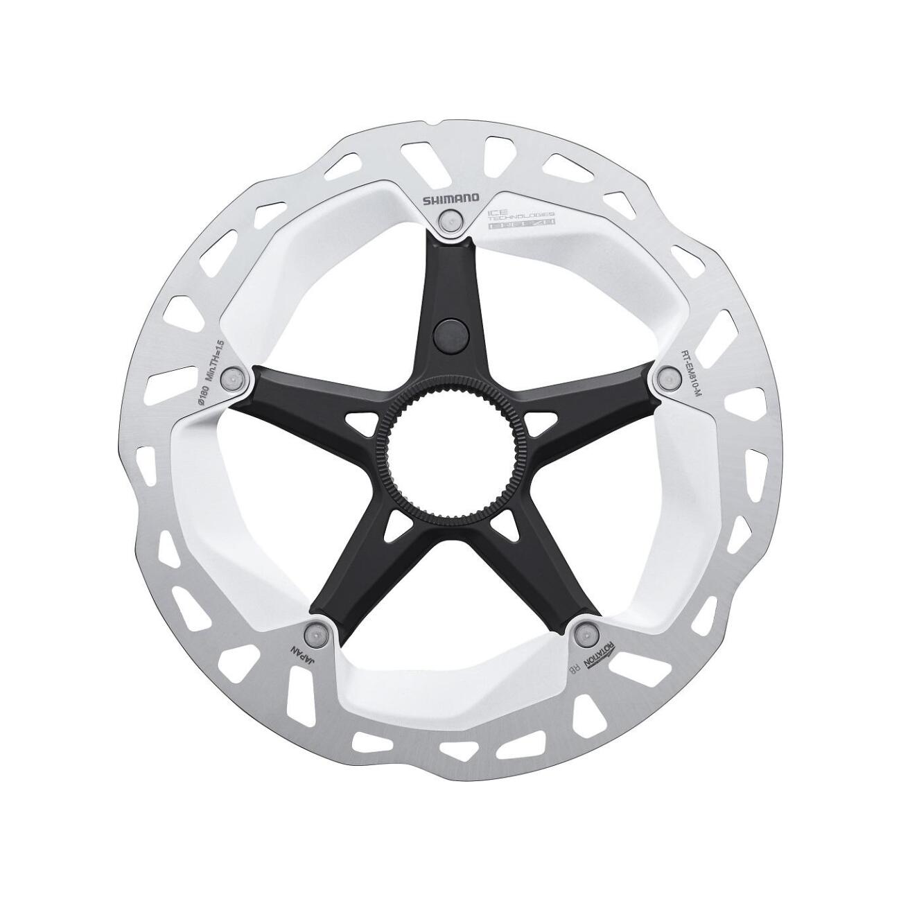 
                SHIMANO DISC RT-EM810 180mm - stříbrná/černá
            