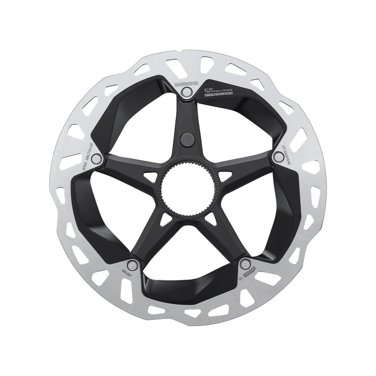 
                SHIMANO DISC RT-EM910 180mm - stříbrná/černá
            