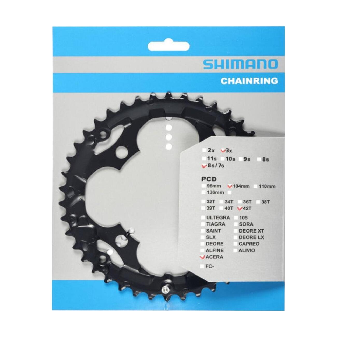 
                SHIMANO převodník - ACERA M361 42 - černá
            