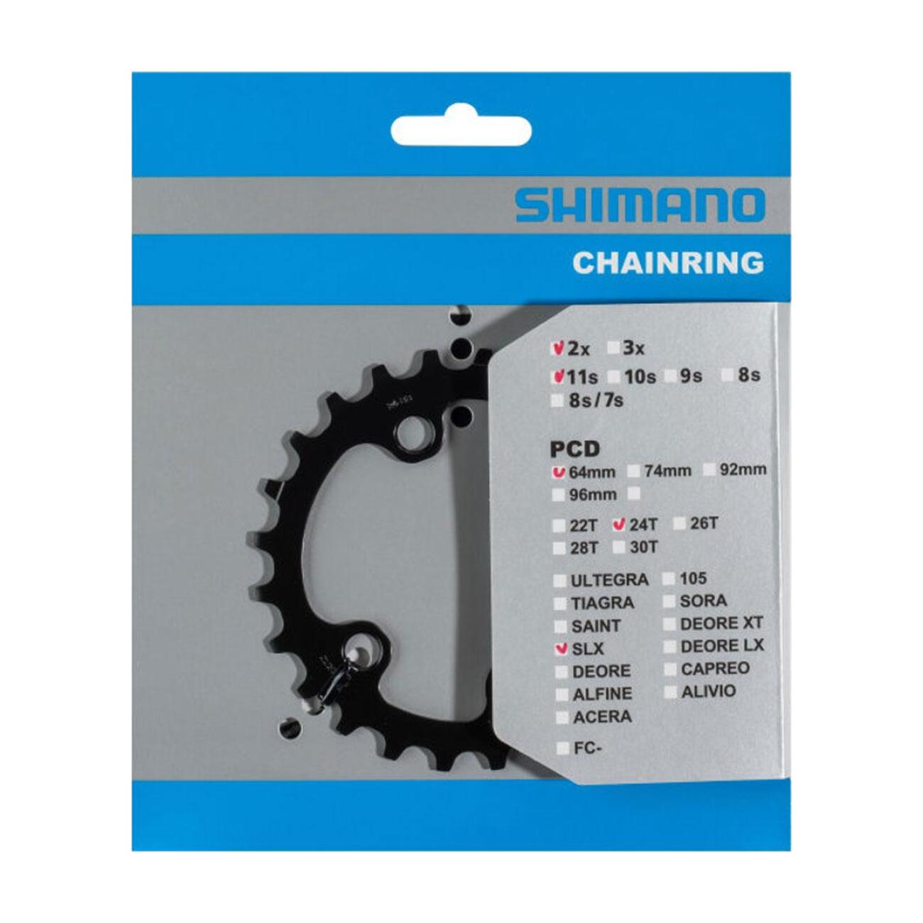 
                SHIMANO převodník - SLX M7000 24 - černá
            