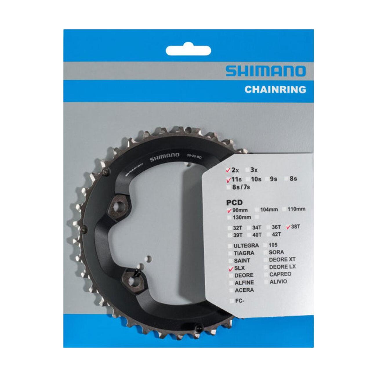 
                SHIMANO převodník - SLX M7000 38 - černá
            