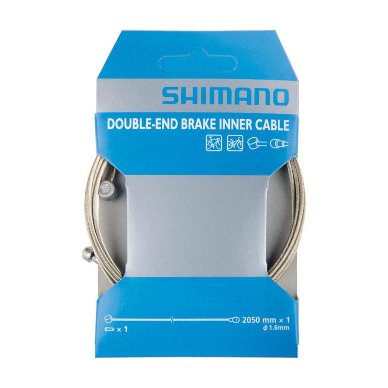 
                SHIMANO brzdové lanko - BRAKE CABLE ROAD 1,6x2050mm - stříbrná
            