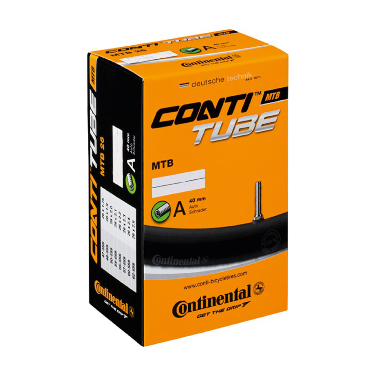 
                CONTINENTAL duše - MTB LIGHT 27.5 + FV42 - černá
            