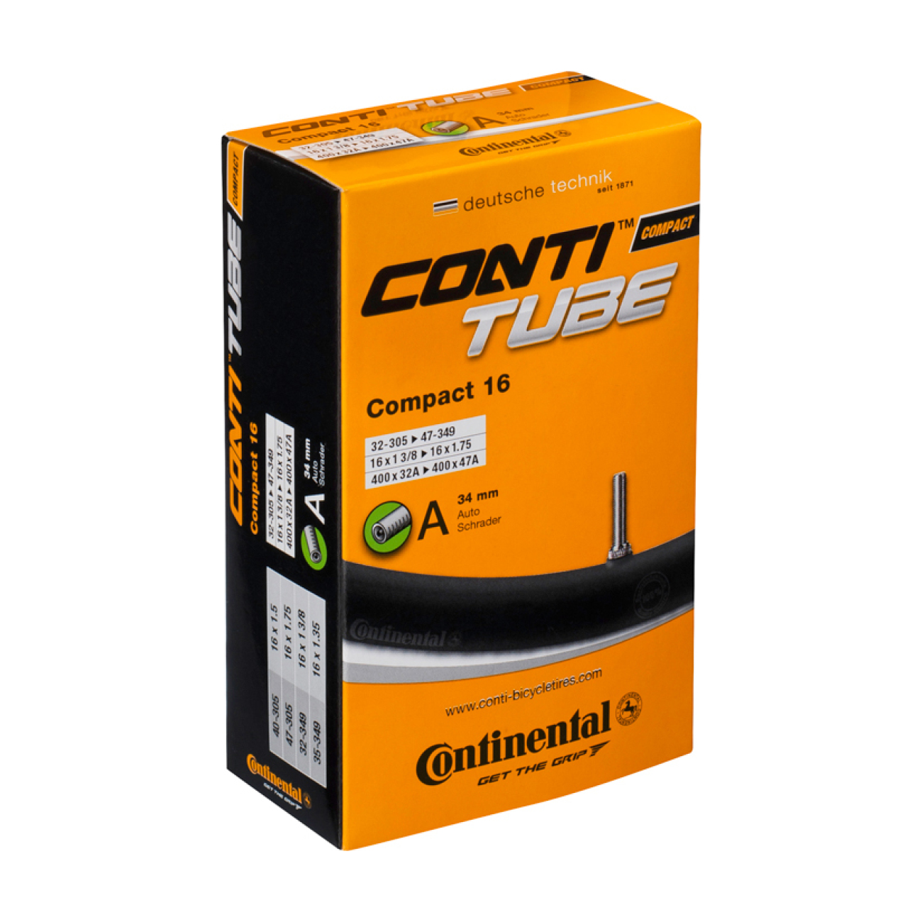 
                CONTINENTAL duše - COMPACT 18 DV - černá
            