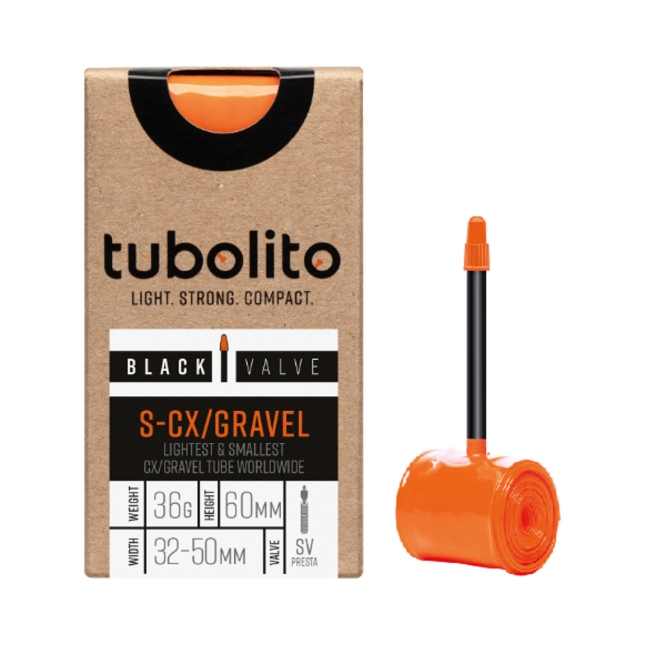 
                TUBOLITO duše - S-TUBO CX/GRAVEL BLACK - SV42 - oranžová
            