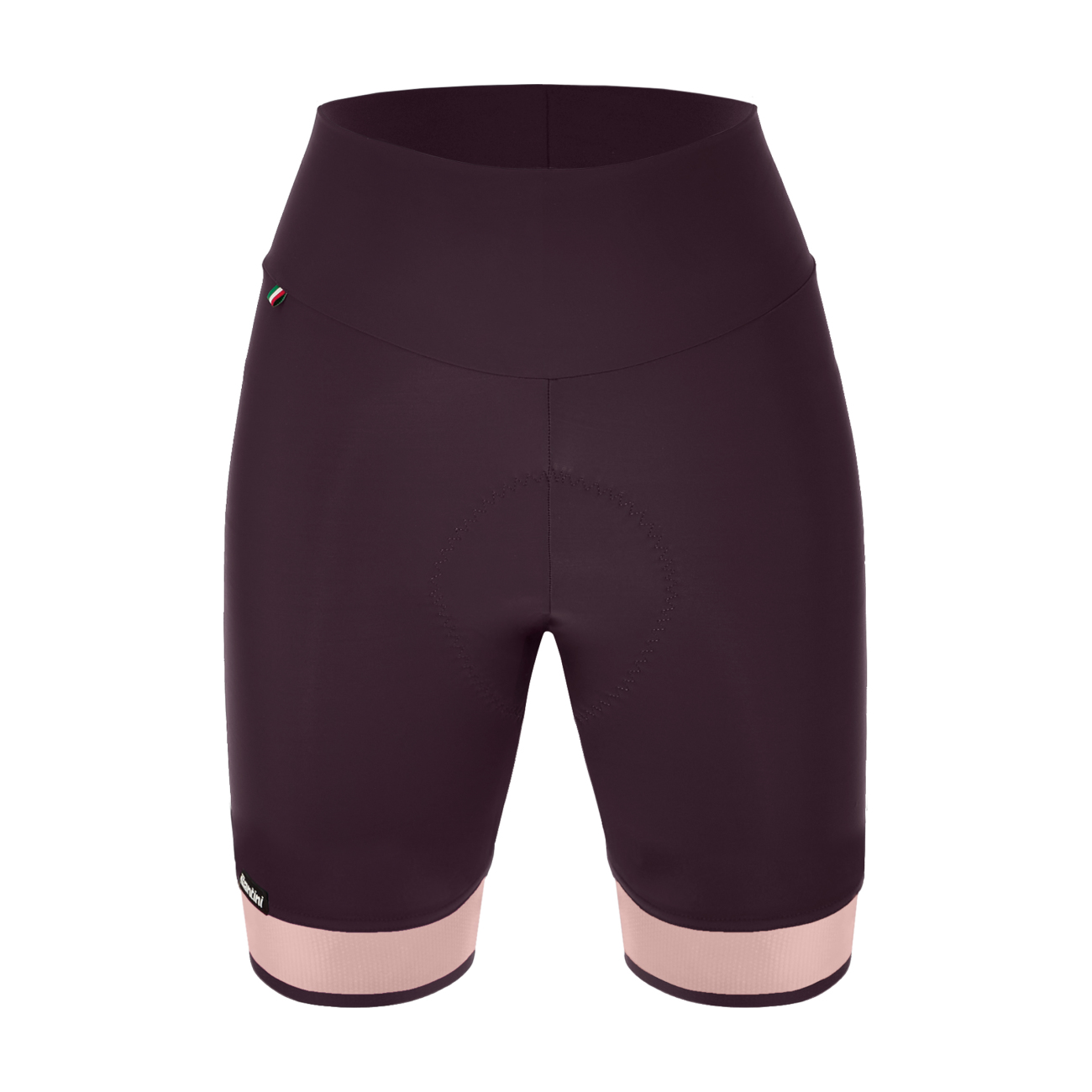 
                SANTINI Cyklistické kalhoty krátké bez laclu - GIADA PURE - růžová/fialová L
            