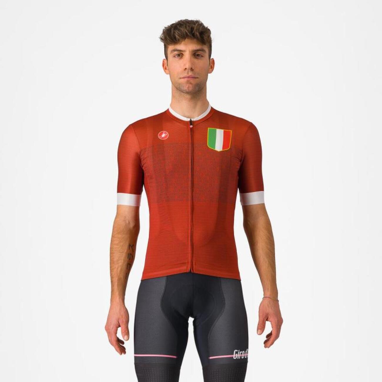 
                CASTELLI Cyklistický dres s krátkým rukávem - #GIRO GRANDE TORO 1949 - červená M
            