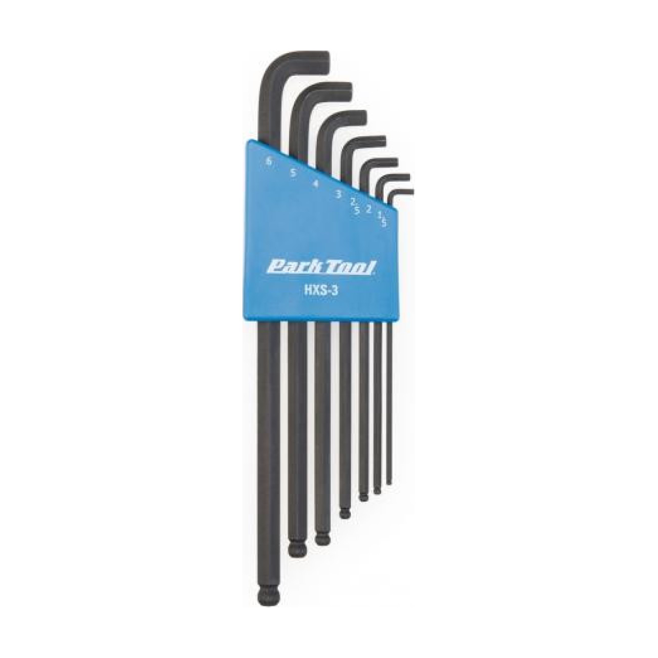 
                PARK TOOL sada klíčů - SET ALLEN WRENCHES PT-HXS-3 - modrá/černá
            