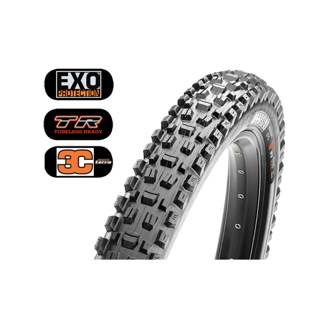 
                MAXXIS plášť - ASSEGAI 29x2.50wt EXO/TR/3C - černá
            