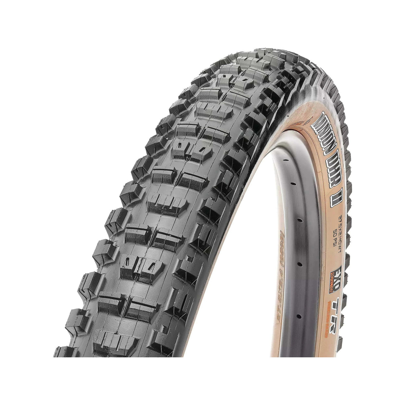 
                MAXXIS plášť - MINION DHR II EXO/TR/TANWALL 27.5x2.40wt - béžová/černá
            