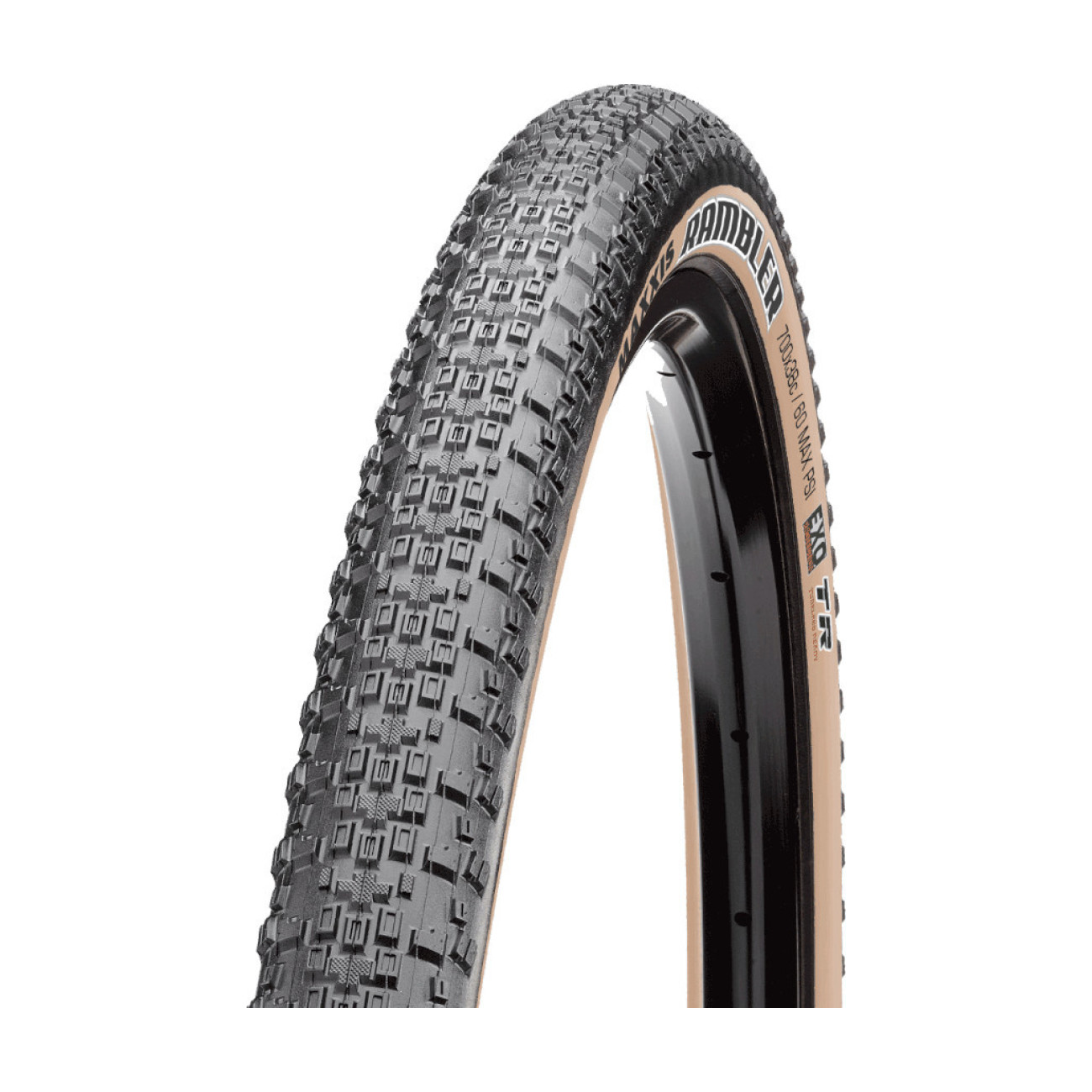 
                MAXXIS plášť - RAMBLER EXO/TR/TANWALL 700 x 40C - béžová/černá
            