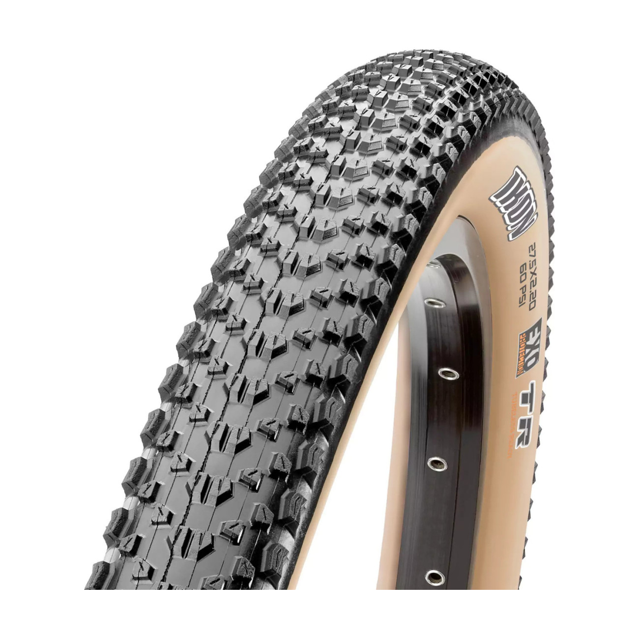 
                MAXXIS plášť - IKON EXO/TR/TANWALL 27.5x2.20 - béžová/černá
            