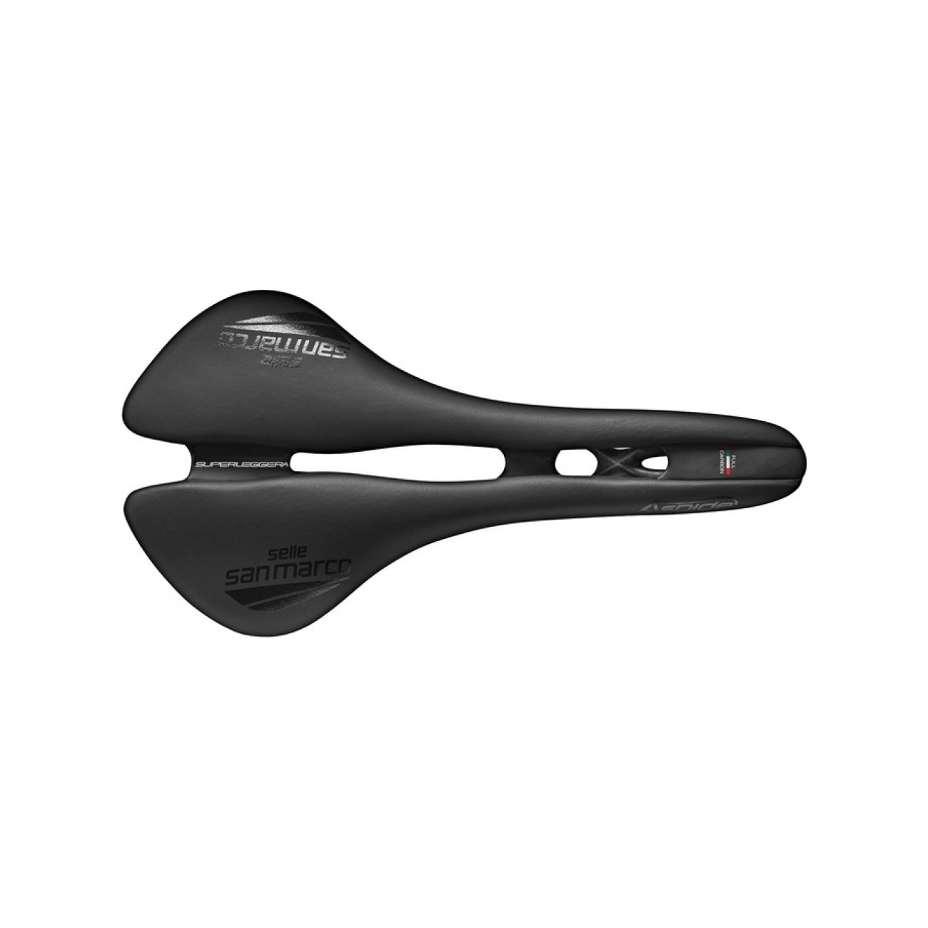 
                SELLE SAN MARCO sedlo - ASPIDE OPEN-FIT SUPERLEGGERA WIDE - černá
            