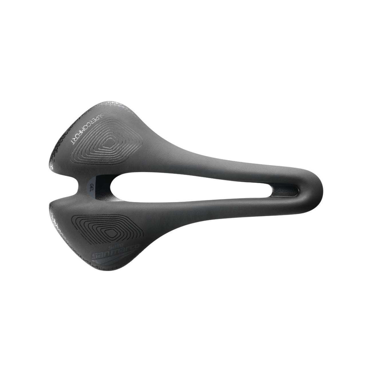 
                SELLE SAN MARCO sedlo - ASPIDE SHORT SUPERCOMFORT NARROW - šedá
            