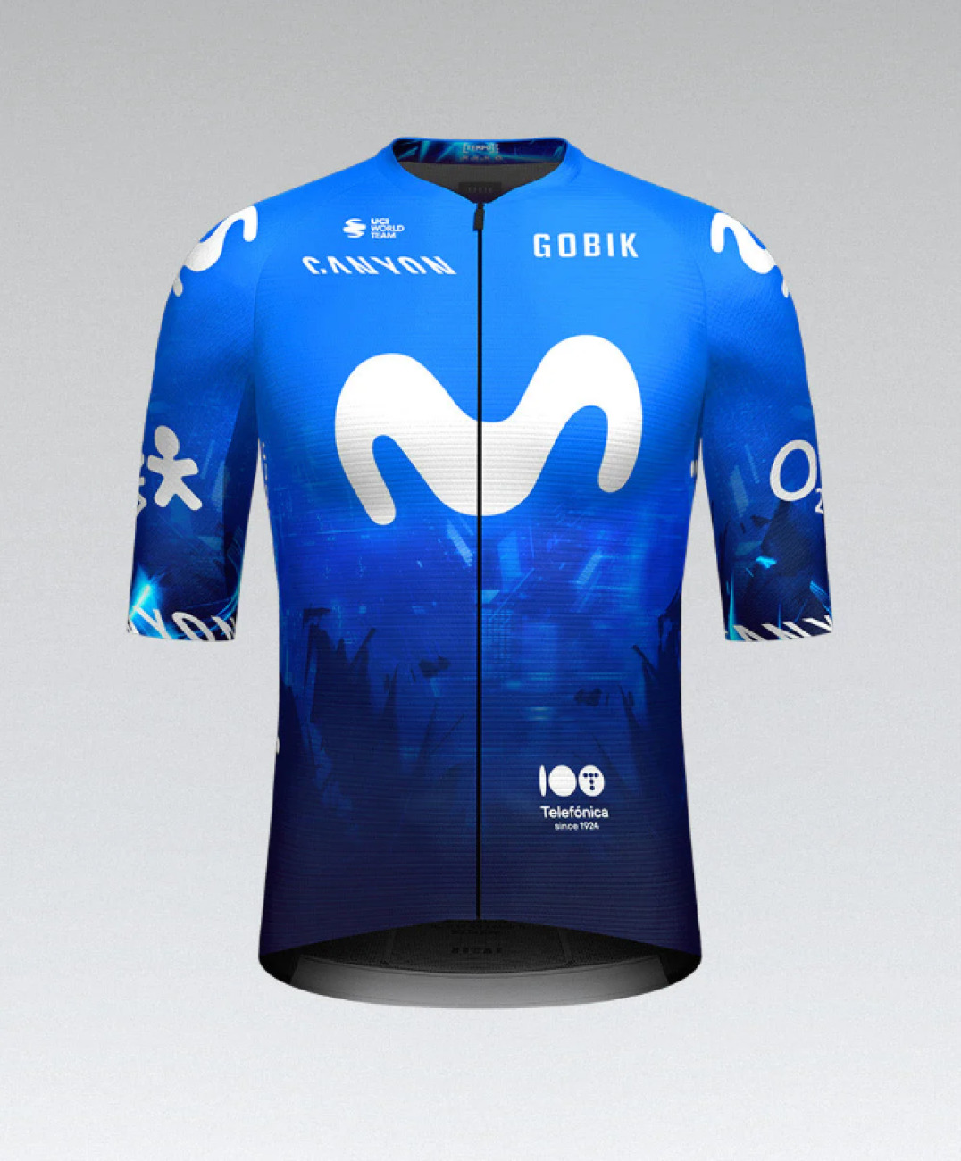 
                GOBIK Cyklistický dres s krátkým rukávem - ODYSSEY MOVISTAR TEAM 24 - modrá S
            