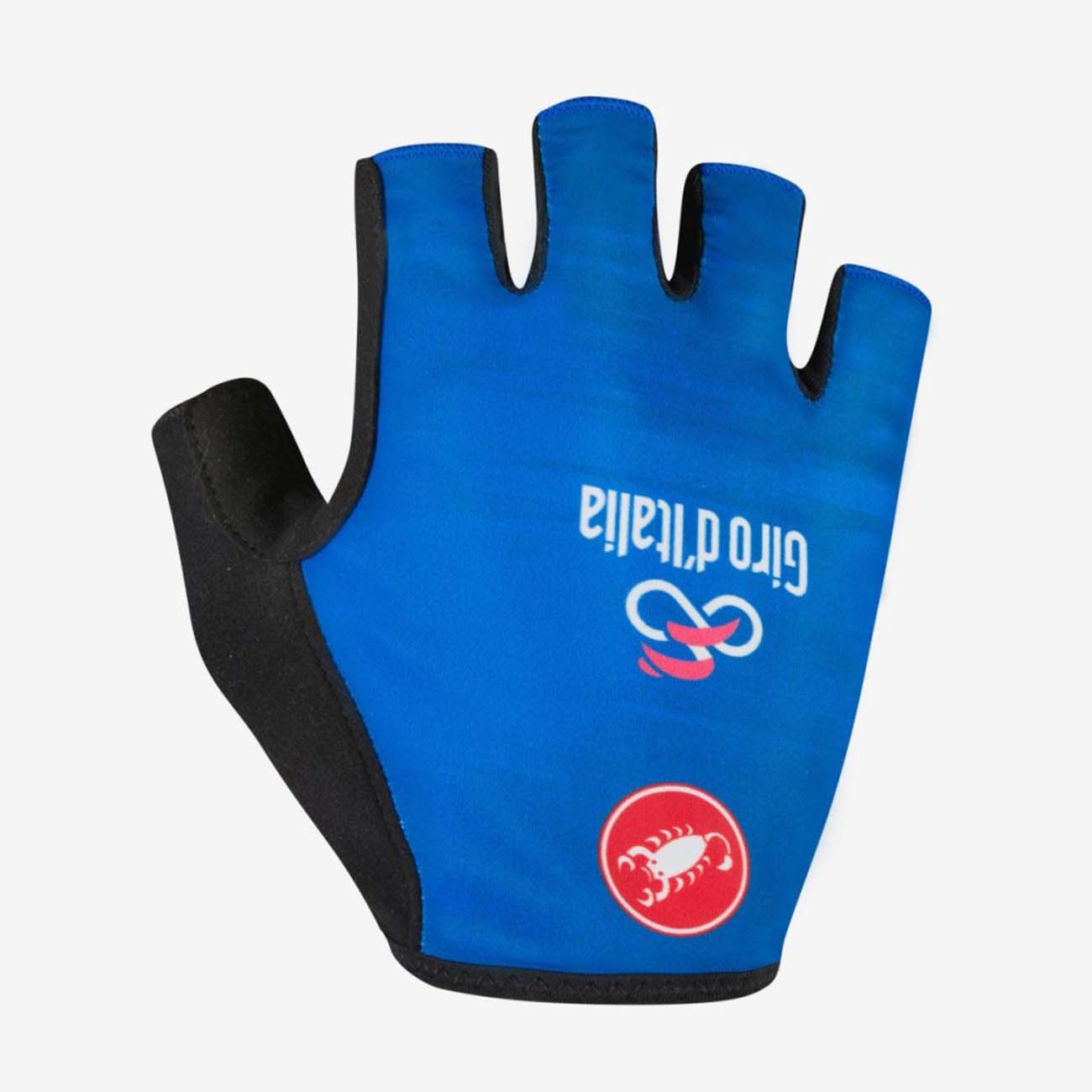 
                CASTELLI Cyklistické rukavice krátkoprsté - #GIRO - modrá
            