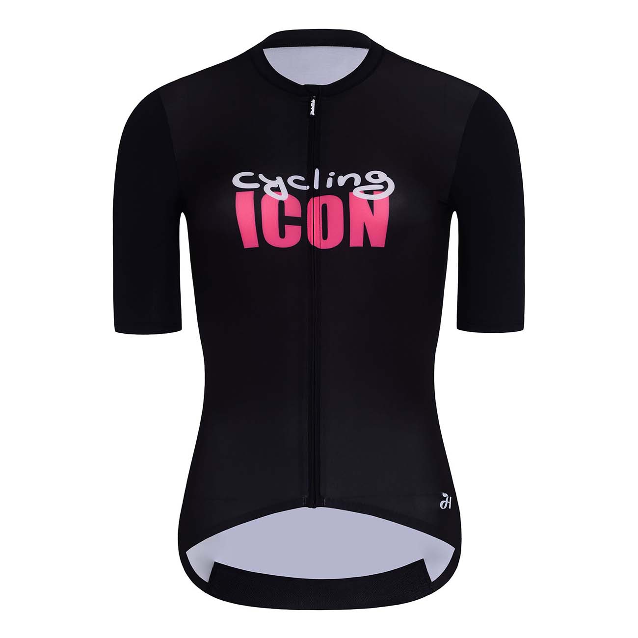 
                HOLOKOLO Cyklistický dres s krátkým rukávem - ICON ELITE LADY - bílá/černá/růžová XL
            