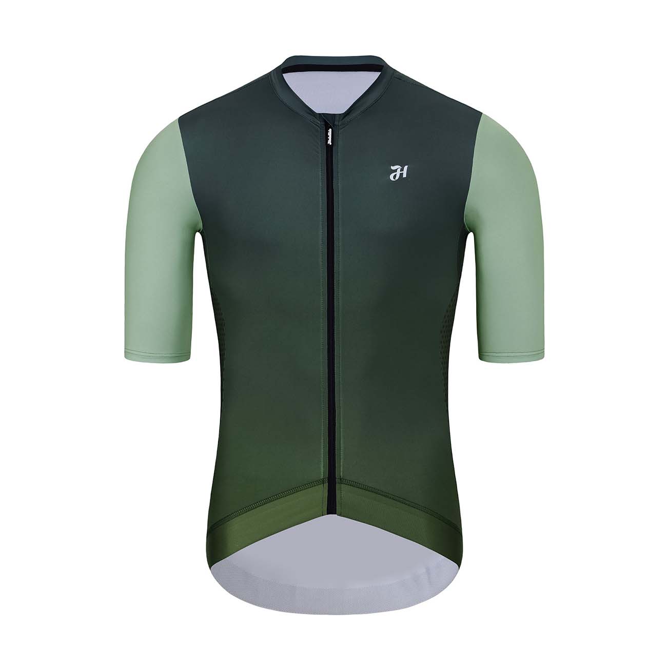 
                HOLOKOLO Cyklistický dres s krátkým rukávem - INFINITY - zelená 4XL
            
