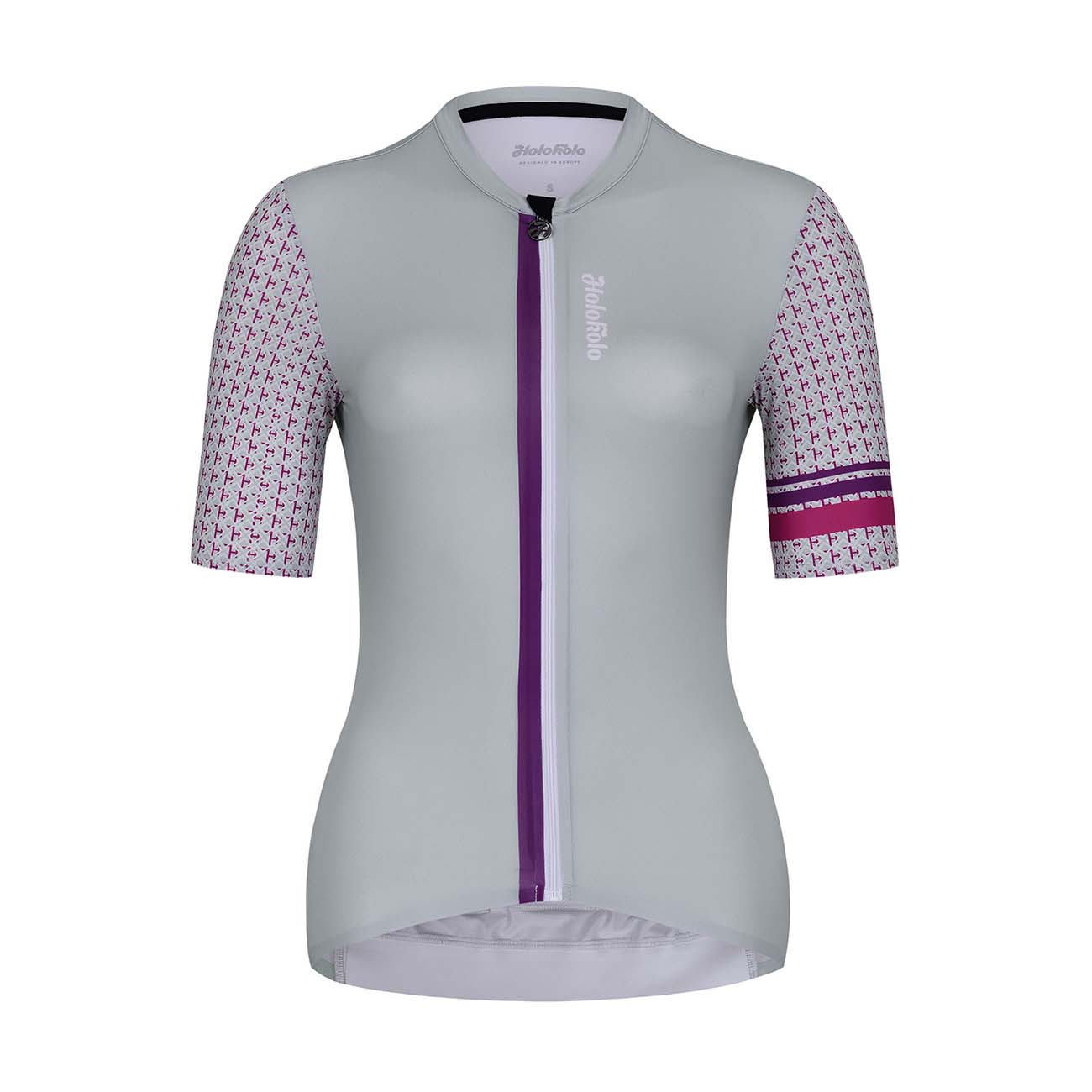 
                HOLOKOLO Cyklistický dres s krátkým rukávem - KIND ELITE LADY - šedá
            