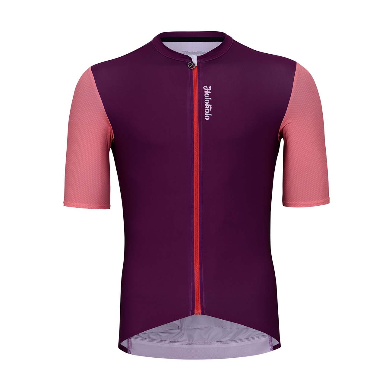 
                HOLOKOLO Cyklistický dres s krátkým rukávem - ENJOYABLE ELITE - růžová/fialová XL
            